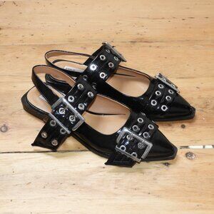 Steve Madden Buckle Flats